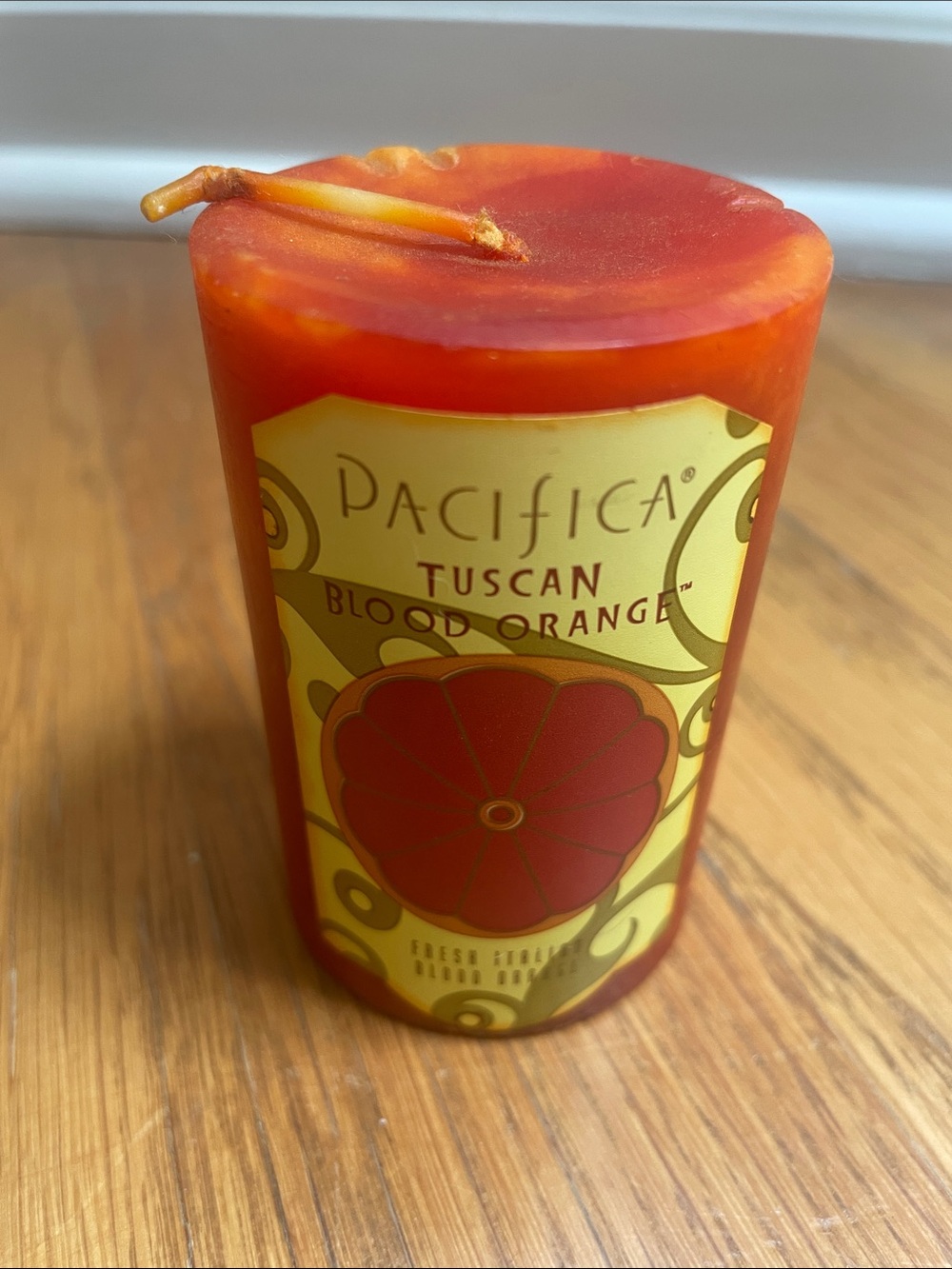 NWOT Pacifica Tuscan Blood Orange Candle - 2x3